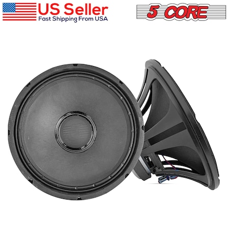 5 Core 5 Core 15" inch Subwoofer Replacement Speaker 8ohm 2200 W Sub Woofer PA System Raw DJ Speakers Subs Full Range Loud Aluminum Frame 15-185 12 AL 15-185 12 AL